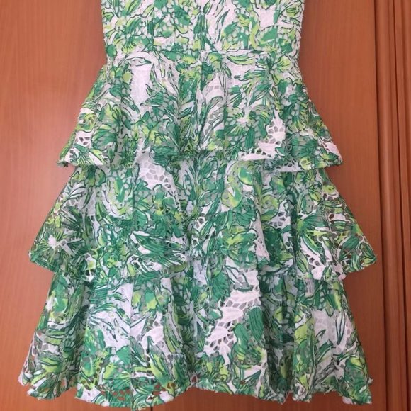 NWT Lilly Pulitzer Cicely Dress Off the Shoulder - Picture 7 of 11